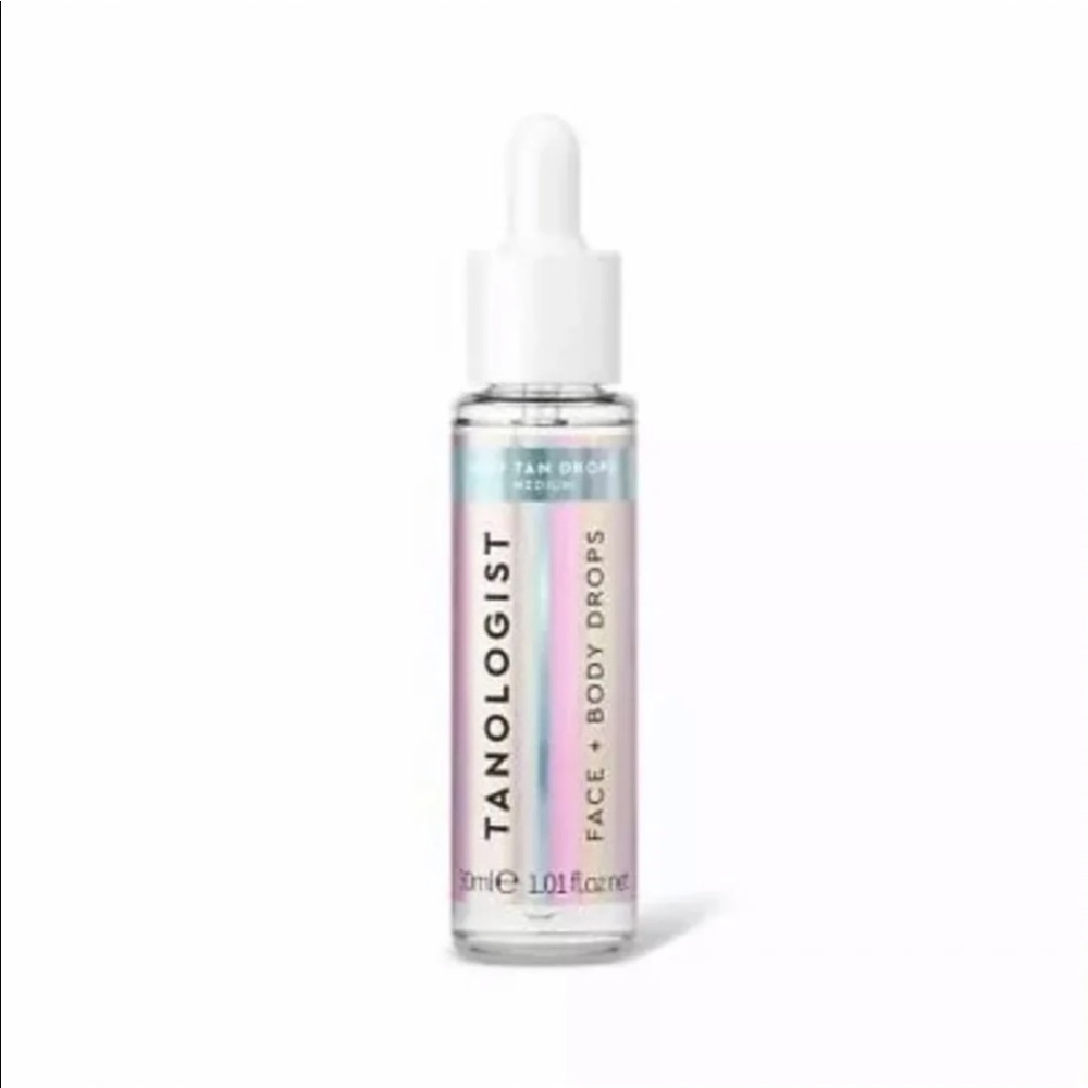 NEW Tanologist Self Tan Tanning Vegan Drops for Face + Body 1.01 oz 30ml MEDIUM